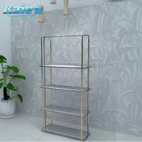 Wholesale garment shop clothes shelf clothing store retail flooring clothes stand