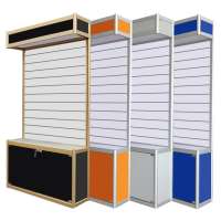 slat wall display cabinet for mobile phone accessories